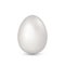 White egg isolated on white background. Healthy diet food.Â Easter egg. Vector illustration